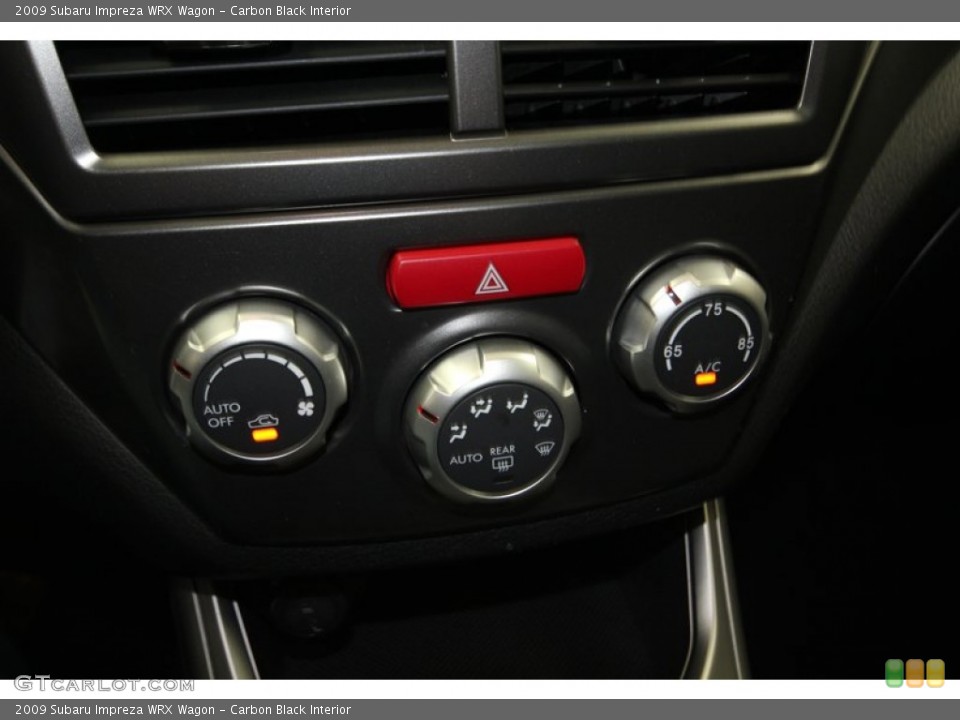 Carbon Black Interior Controls for the 2009 Subaru Impreza WRX Wagon #80995637