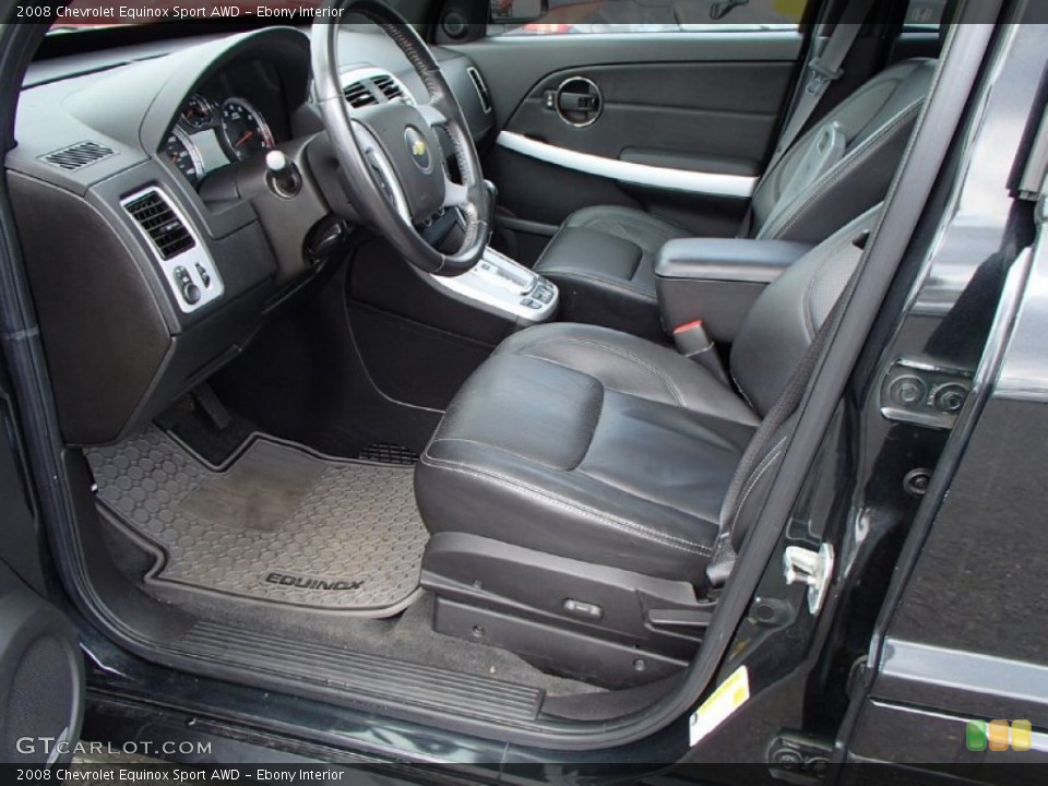 Ebony Interior Photo for the 2008 Chevrolet Equinox Sport AWD #80995961