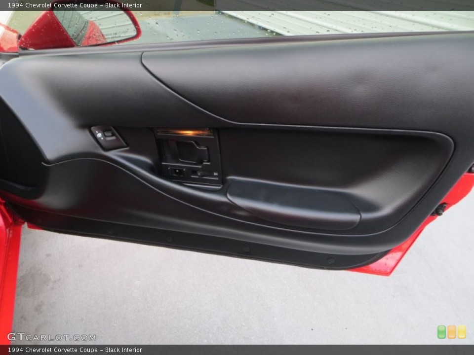Black Interior Door Panel for the 1994 Chevrolet Corvette Coupe #80995982