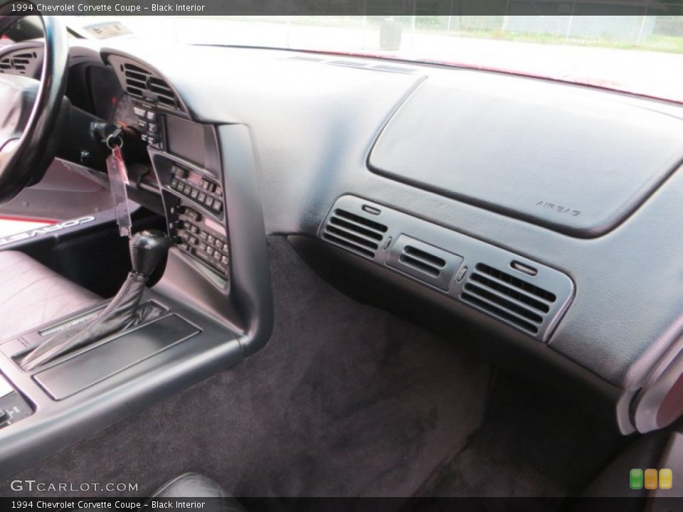 Black Interior Dashboard for the 1994 Chevrolet Corvette Coupe #80996010