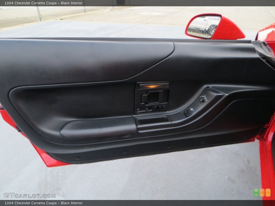 Black Interior Door Panel for the 1994 Chevrolet Corvette Coupe #80996066