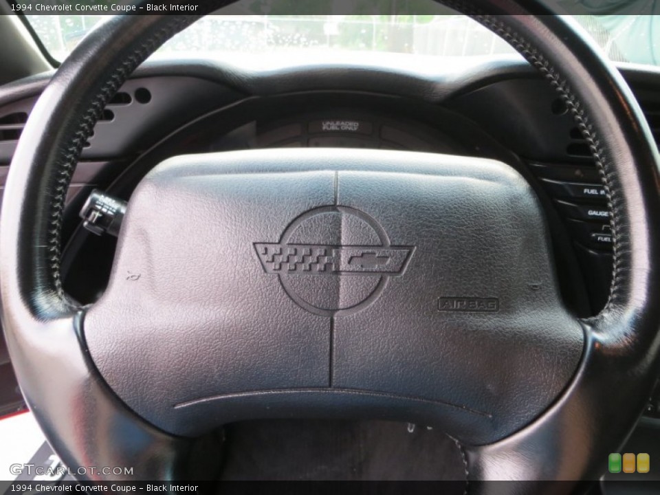 Black Interior Steering Wheel for the 1994 Chevrolet Corvette Coupe #80996252