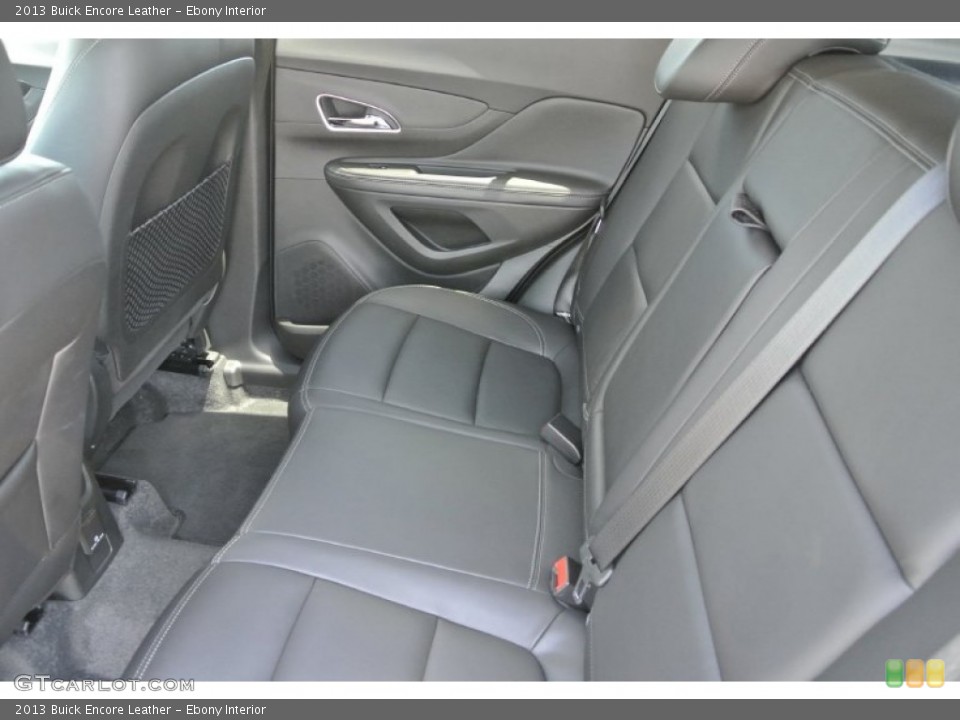 Ebony Interior Rear Seat for the 2013 Buick Encore Leather #80997243