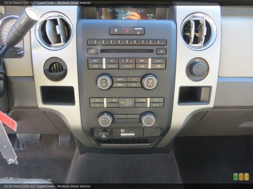 Medium Stone Interior Controls for the 2010 Ford F150 XLT SuperCrew #80998103