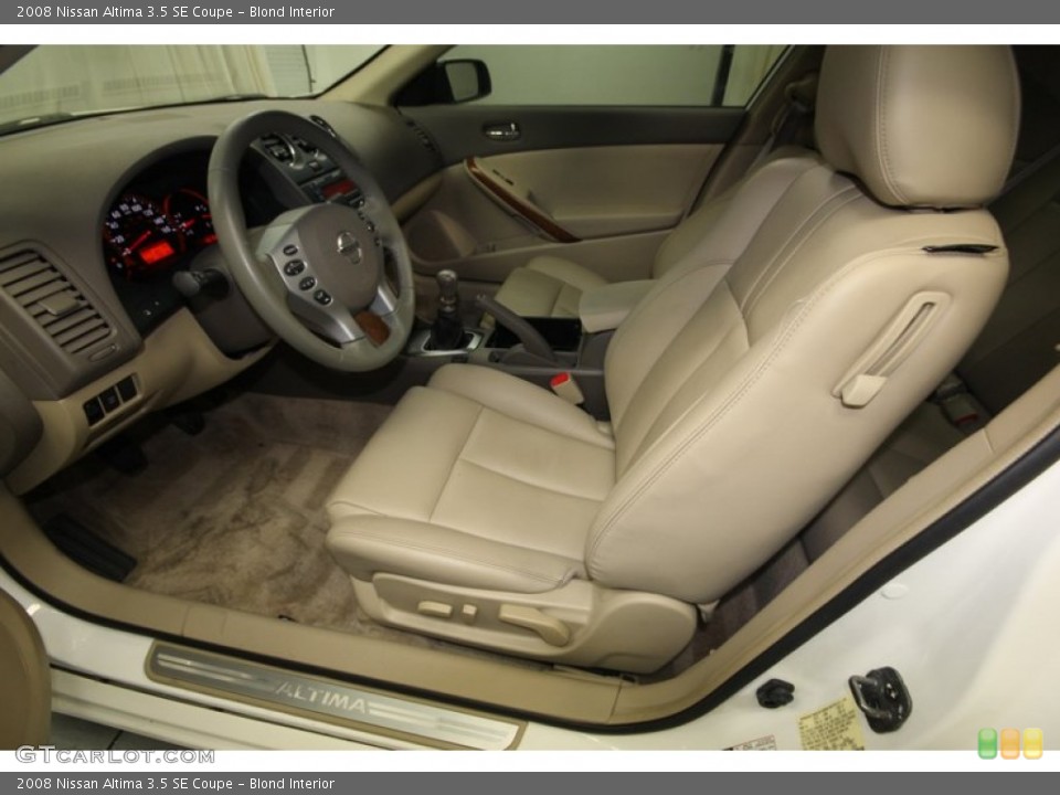 Blond Interior Front Seat for the 2008 Nissan Altima 3.5 SE Coupe #80998166