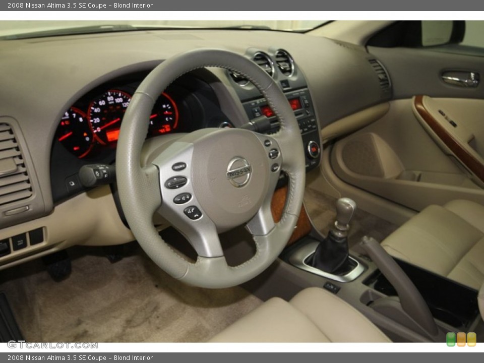 Blond Interior Steering Wheel for the 2008 Nissan Altima 3.5 SE Coupe #80998364