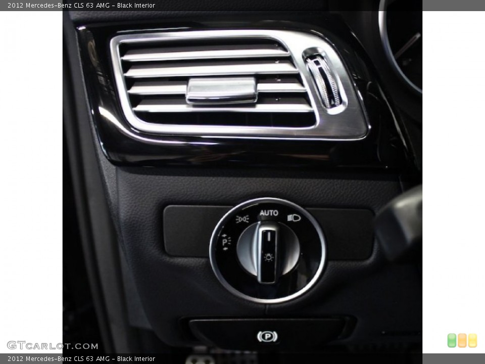 Black Interior Controls for the 2012 Mercedes-Benz CLS 63 AMG #80999779