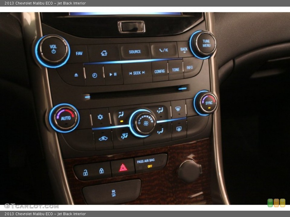 Jet Black Interior Controls for the 2013 Chevrolet Malibu ECO #80999789