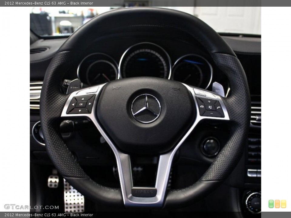 Black Interior Steering Wheel for the 2012 Mercedes-Benz CLS 63 AMG #80999795