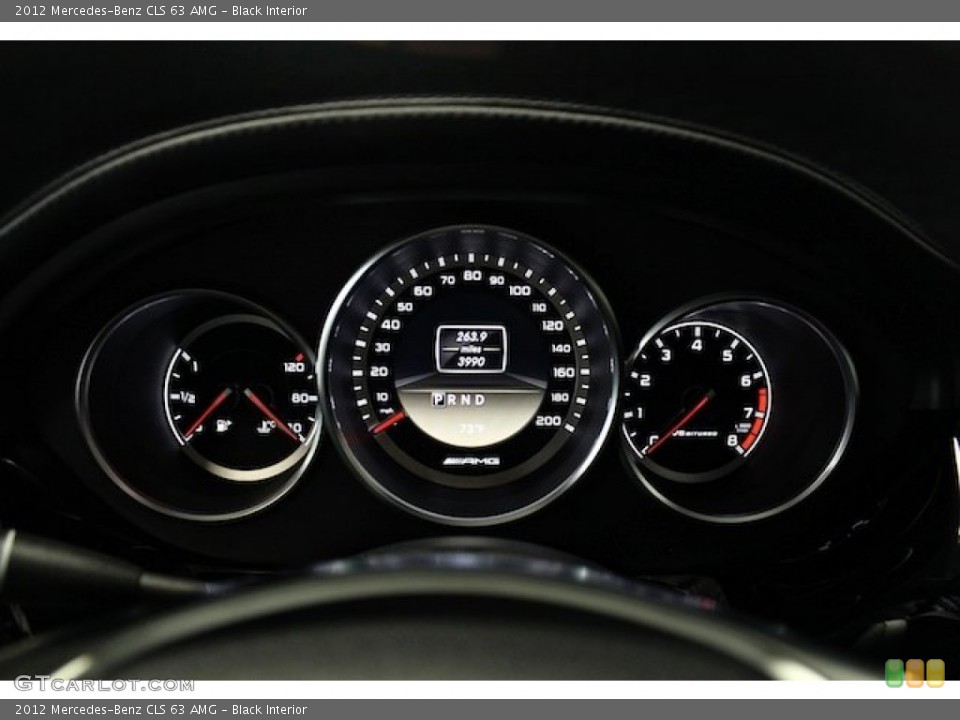 Black Interior Gauges for the 2012 Mercedes-Benz CLS 63 AMG #80999813