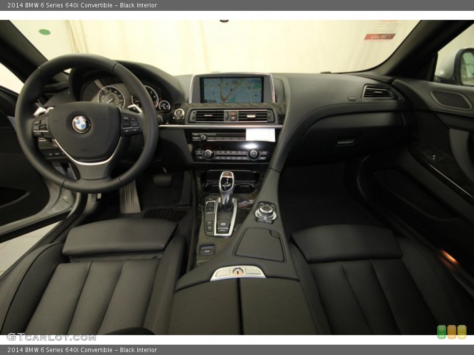 Black Interior Dashboard for the 2014 BMW 6 Series 640i Convertible #81000043