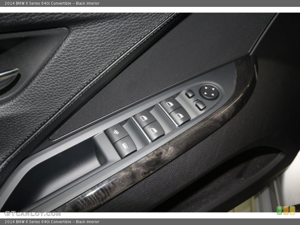 Black Interior Controls for the 2014 BMW 6 Series 640i Convertible #81000242