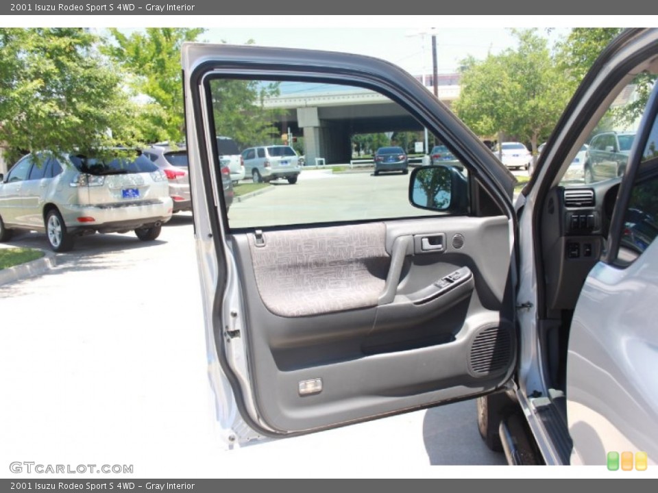 Gray Interior Door Panel for the 2001 Isuzu Rodeo Sport S 4WD #81000249
