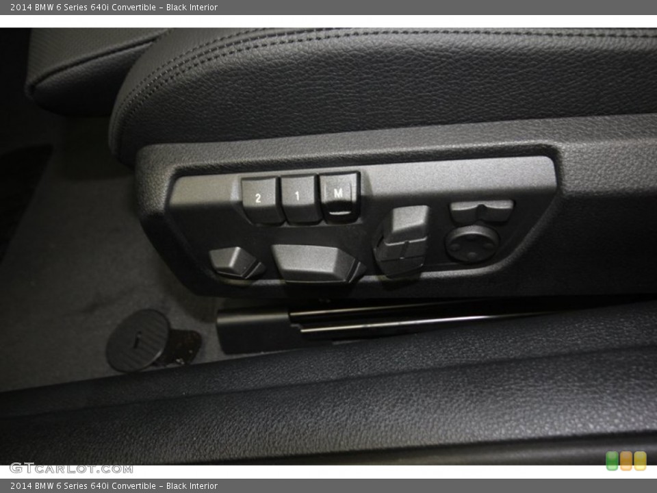 Black Interior Controls for the 2014 BMW 6 Series 640i Convertible #81000257