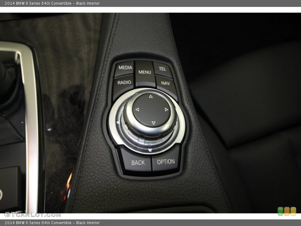 Black Interior Controls for the 2014 BMW 6 Series 640i Convertible #81000371