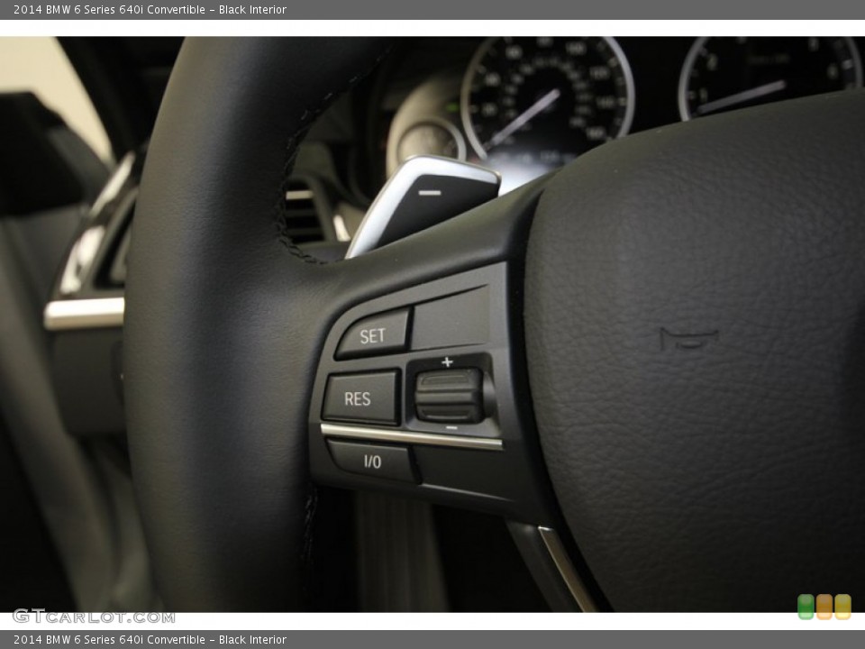 Black Interior Controls for the 2014 BMW 6 Series 640i Convertible #81000446