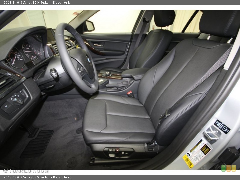 Black Interior Photo for the 2013 BMW 3 Series 320i Sedan #81000561