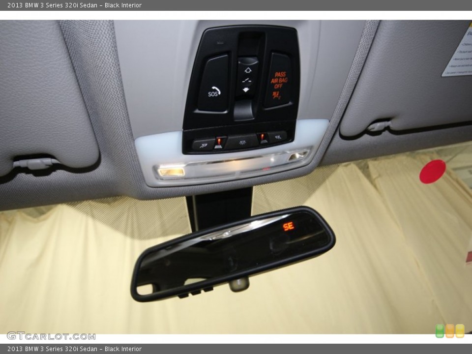 Black Interior Controls for the 2013 BMW 3 Series 320i Sedan #81000796