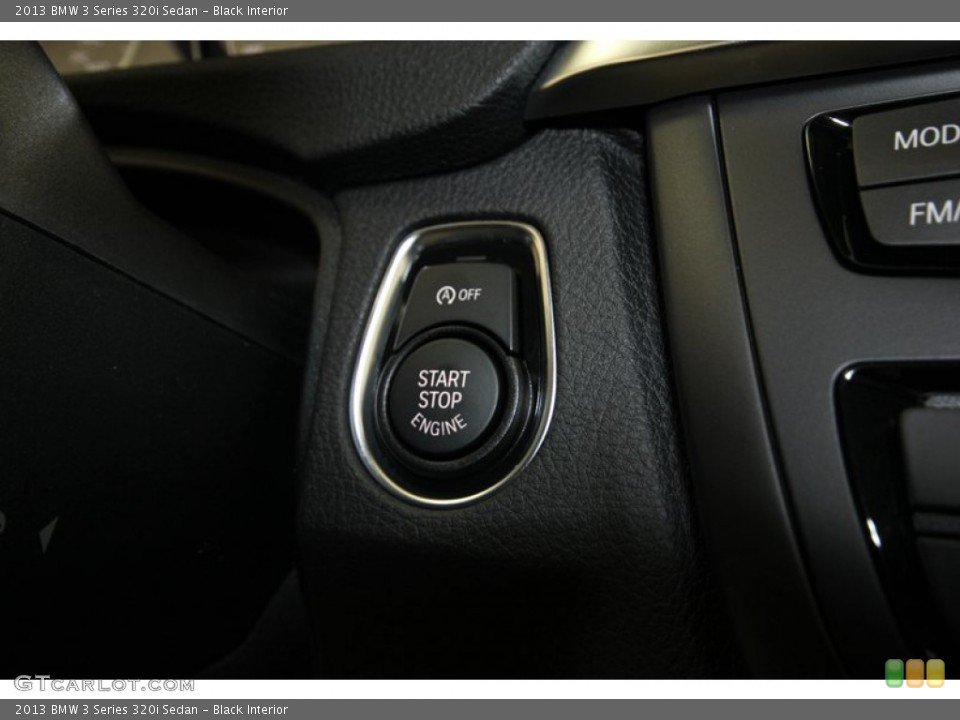 Black Interior Controls for the 2013 BMW 3 Series 320i Sedan #81000896