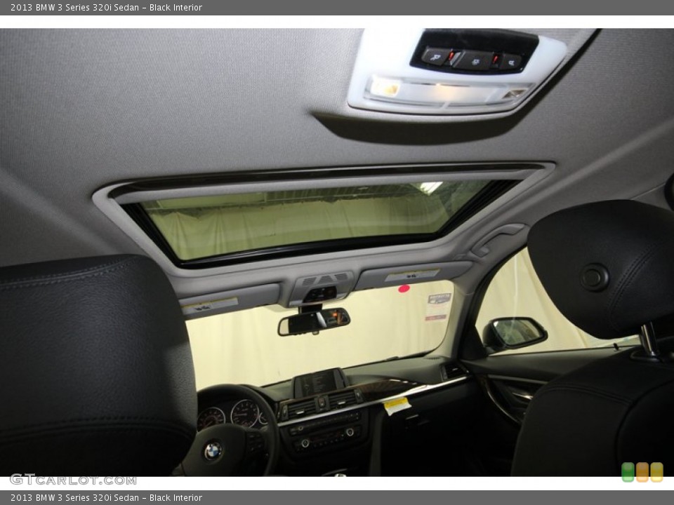 Black Interior Sunroof for the 2013 BMW 3 Series 320i Sedan #81001007