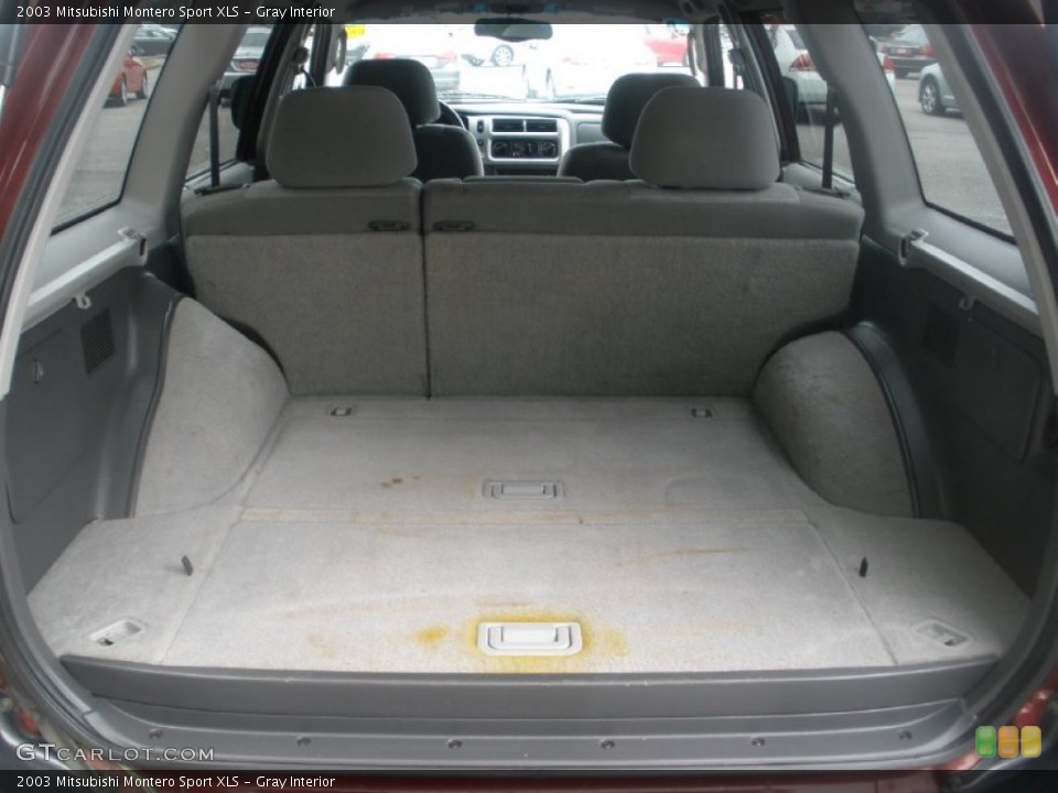 Gray Interior Trunk for the 2003 Mitsubishi Montero Sport XLS #81001092