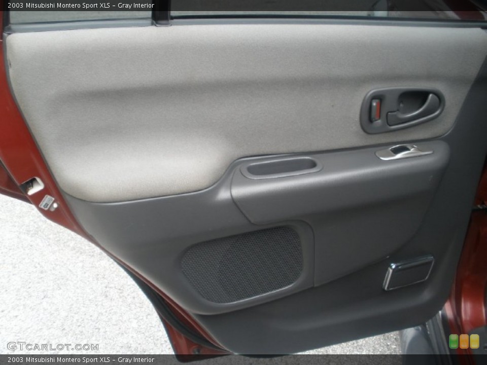 Gray Interior Door Panel for the 2003 Mitsubishi Montero Sport XLS #81001292