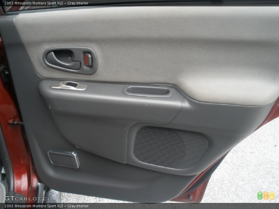 Gray Interior Door Panel for the 2003 Mitsubishi Montero Sport XLS #81001362