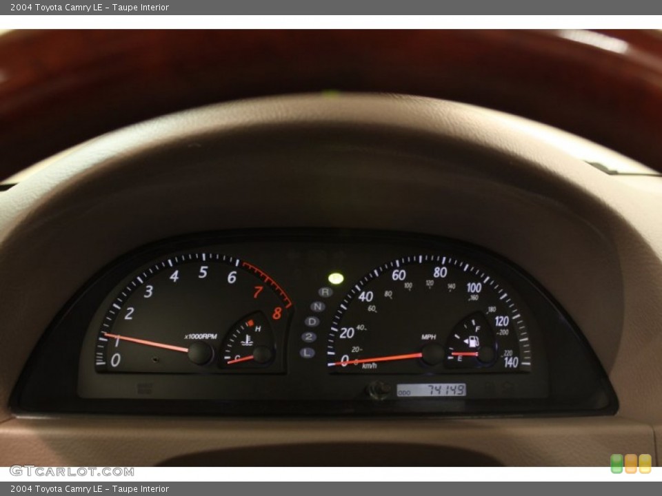 Taupe Interior Gauges for the 2004 Toyota Camry LE #81002675