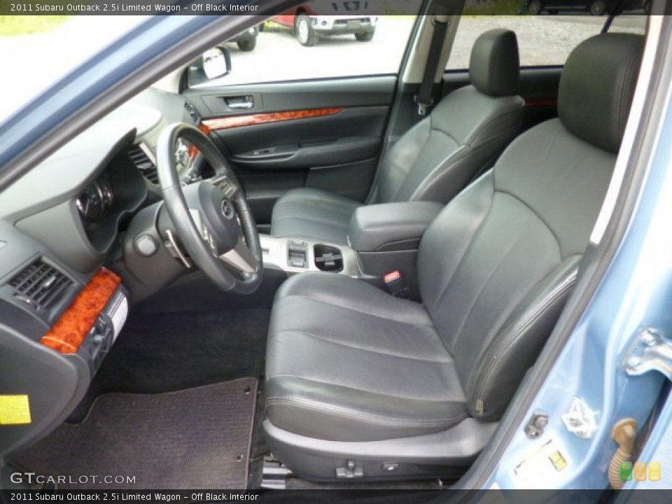 Off Black Interior Photo for the 2011 Subaru Outback 2.5i Limited Wagon #81005069