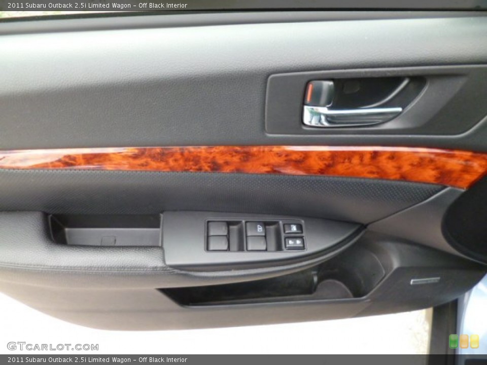 Off Black Interior Door Panel for the 2011 Subaru Outback 2.5i Limited Wagon #81005101