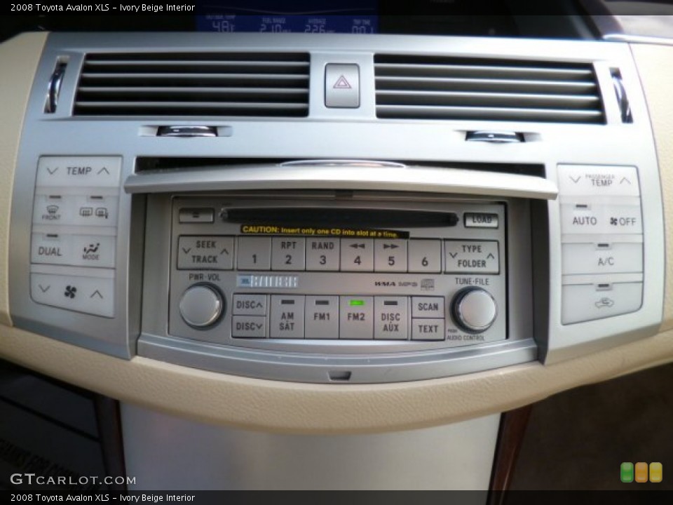 Ivory Beige Interior Audio System for the 2008 Toyota Avalon XLS #81005348