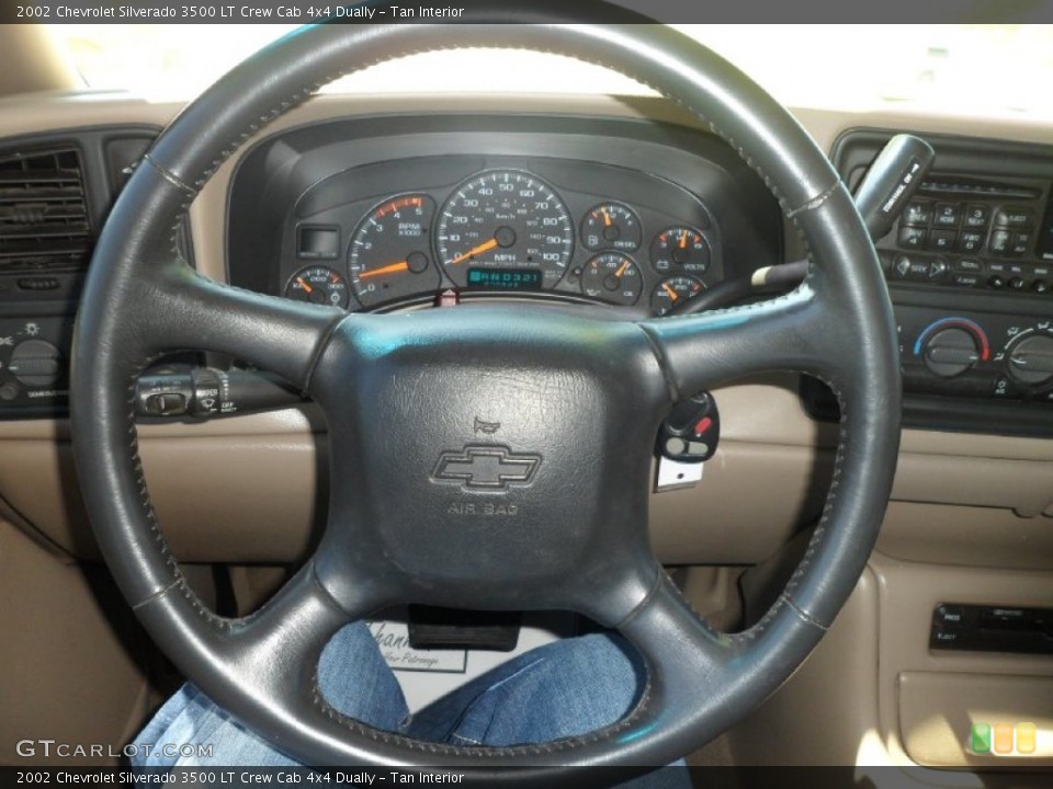 Tan Interior Steering Wheel for the 2002 Chevrolet Silverado 3500 LT Crew Cab 4x4 Dually #81005446