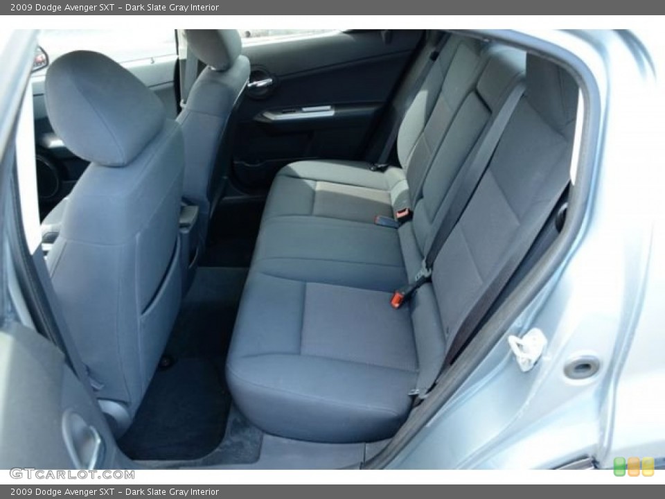 Dark Slate Gray Interior Rear Seat for the 2009 Dodge Avenger SXT #81006964