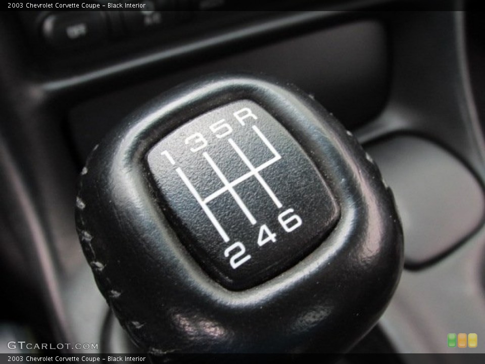 Black Interior Transmission for the 2003 Chevrolet Corvette Coupe #81007334