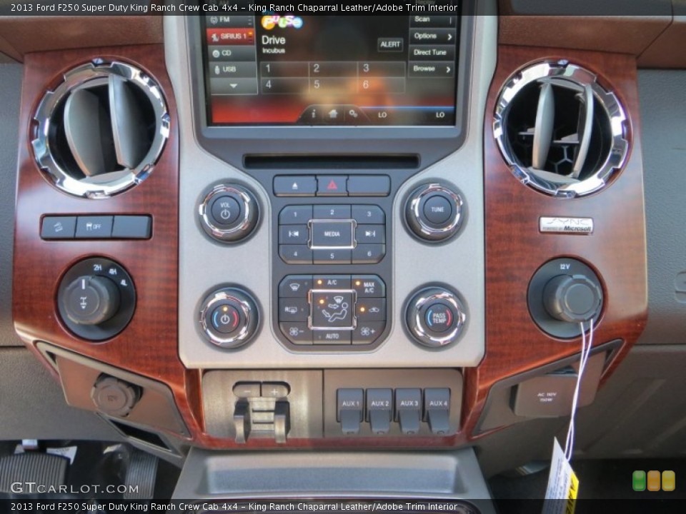 King Ranch Chaparral Leather/Adobe Trim Interior Controls for the 2013 Ford F250 Super Duty King Ranch Crew Cab 4x4 #81007433
