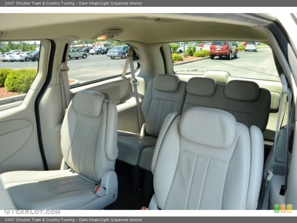 Dark Khaki/Light Graystone Interior Rear Seat for the 2007 Chrysler Town & Country Touring #81008423