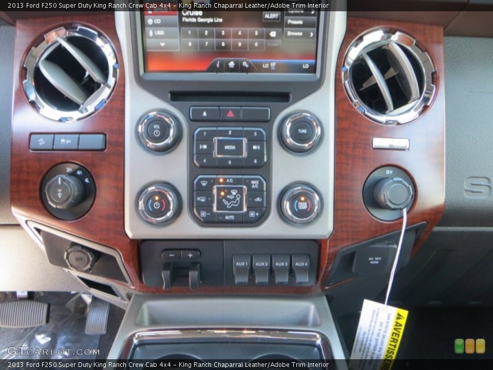 King Ranch Chaparral Leather/Adobe Trim Interior Controls for the 2013 Ford F250 Super Duty King Ranch Crew Cab 4x4 #81008822