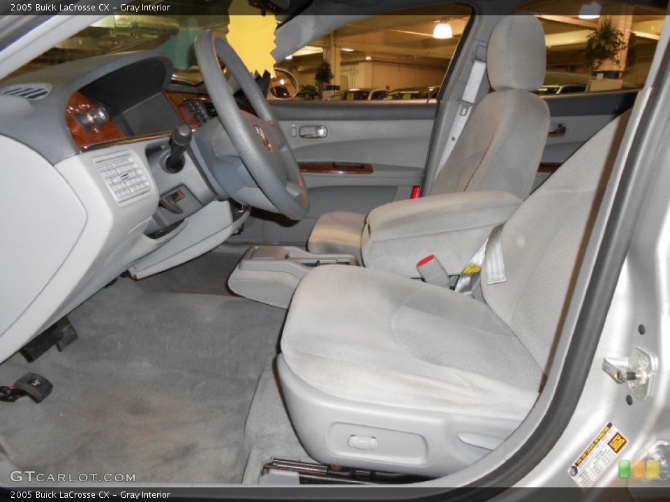 Gray Interior Photo for the 2005 Buick LaCrosse CX #81009493