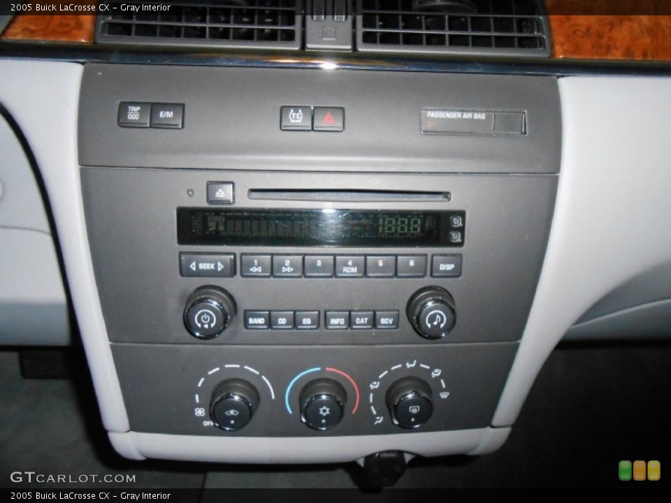 Gray Interior Controls for the 2005 Buick LaCrosse CX #81009569