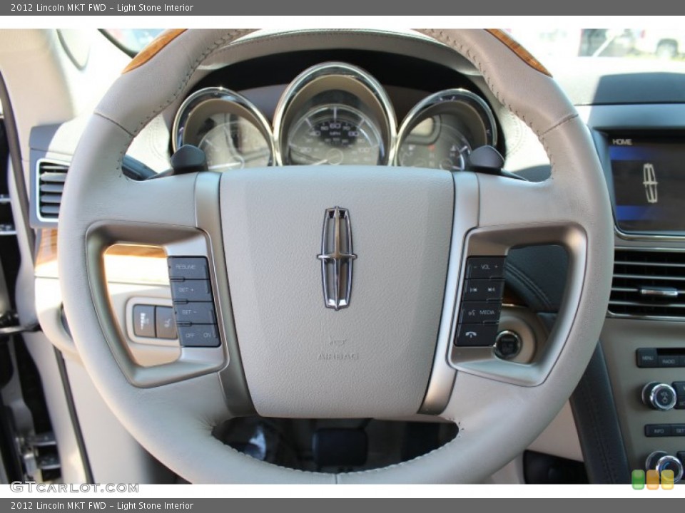 Light Stone Interior Steering Wheel for the 2012 Lincoln MKT FWD #81010304