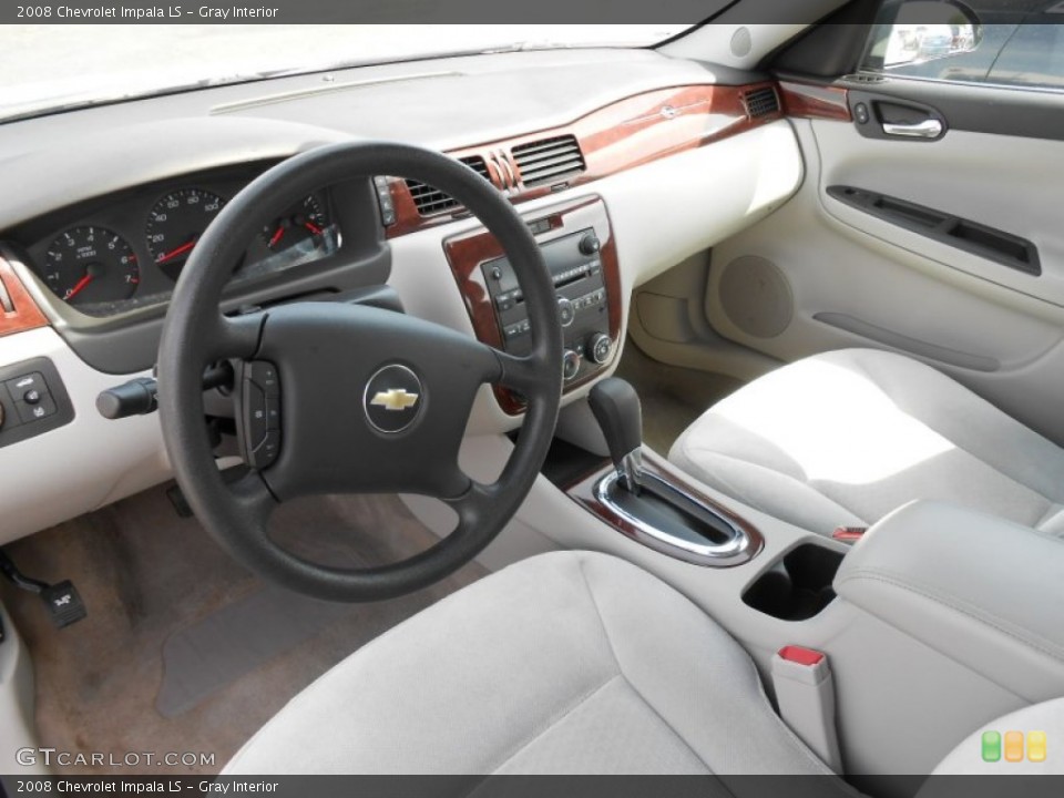 Gray Interior Prime Interior for the 2008 Chevrolet Impala LS #81015230