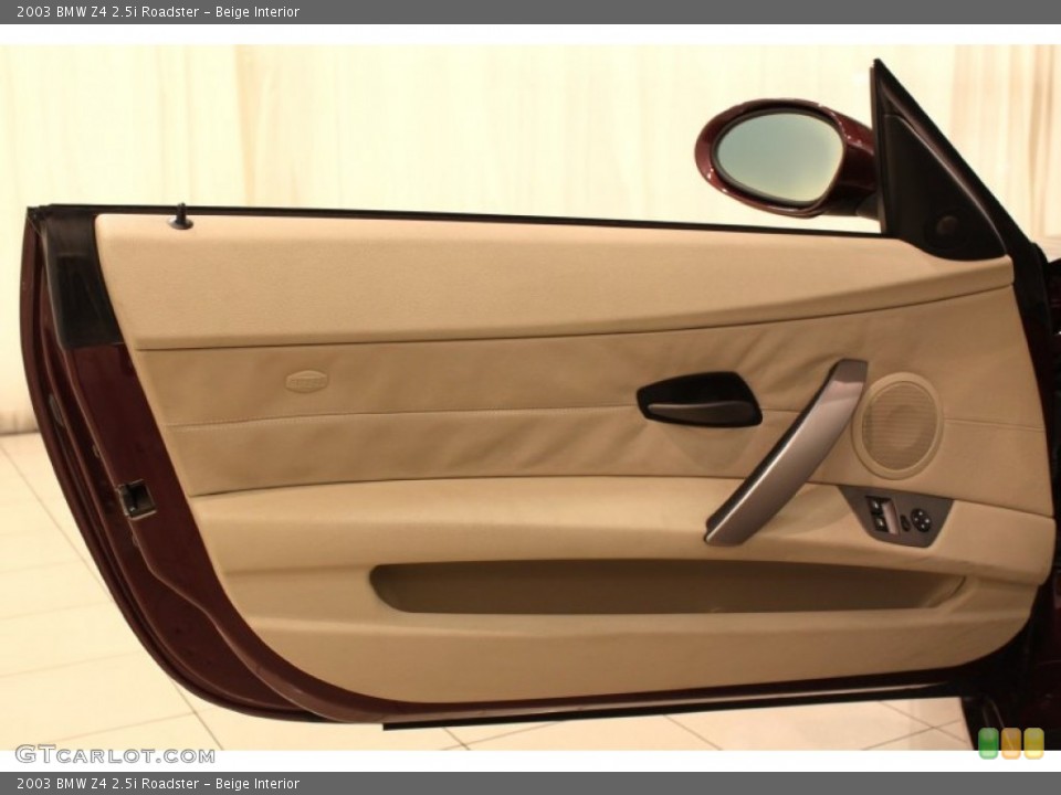 Beige Interior Door Panel for the 2003 BMW Z4 2.5i Roadster #81016862