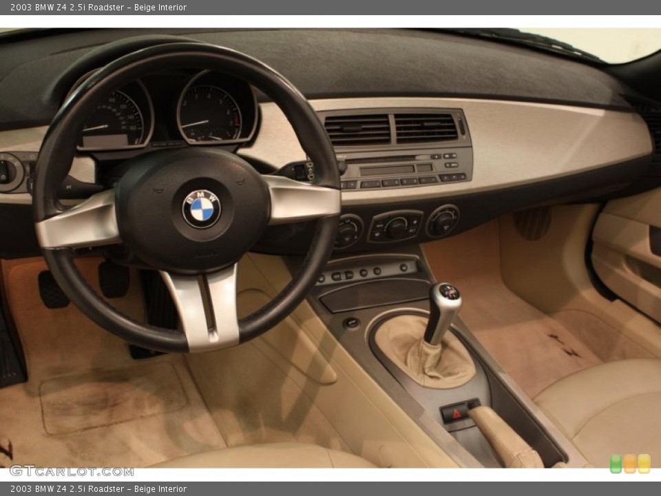 Beige Interior Dashboard for the 2003 BMW Z4 2.5i Roadster #81016935