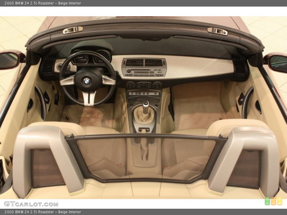 Beige Interior Photo for the 2003 BMW Z4 2.5i Roadster #81017127