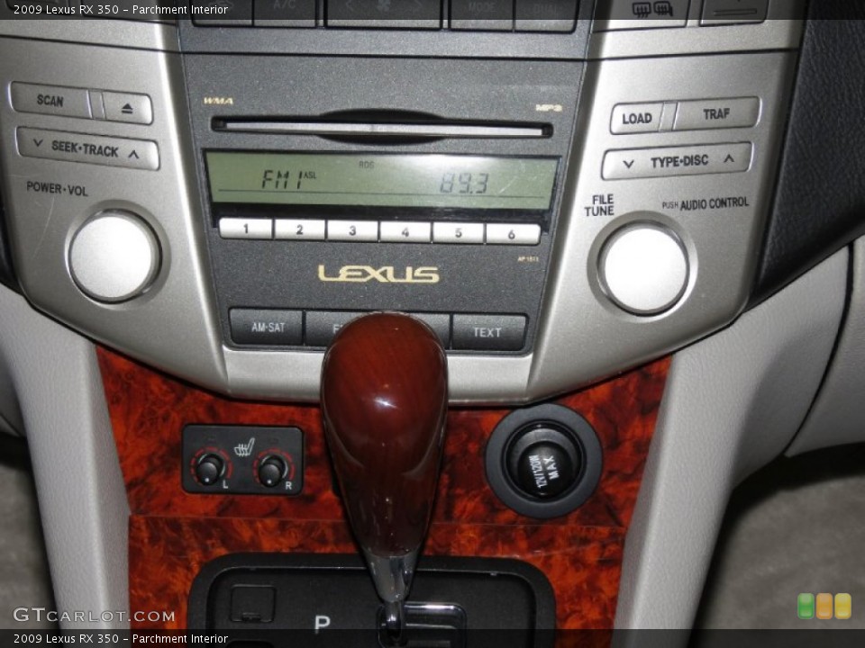Parchment Interior Controls for the 2009 Lexus RX 350 #81017622