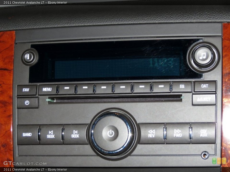 Ebony Interior Audio System for the 2011 Chevrolet Avalanche LT #81018714