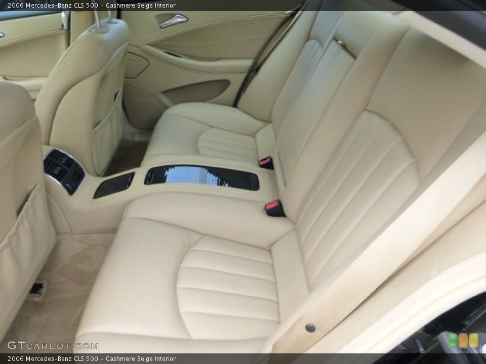 Cashmere Beige Interior Rear Seat for the 2006 Mercedes-Benz CLS 500 #81020897