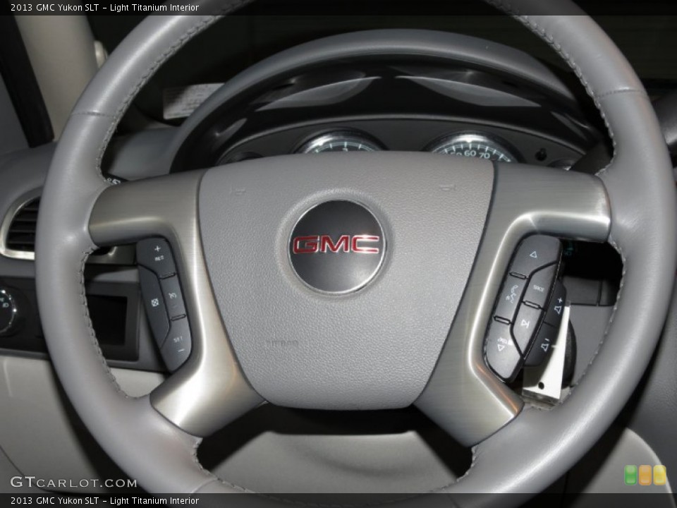 Light Titanium Interior Steering Wheel for the 2013 GMC Yukon SLT #81020908