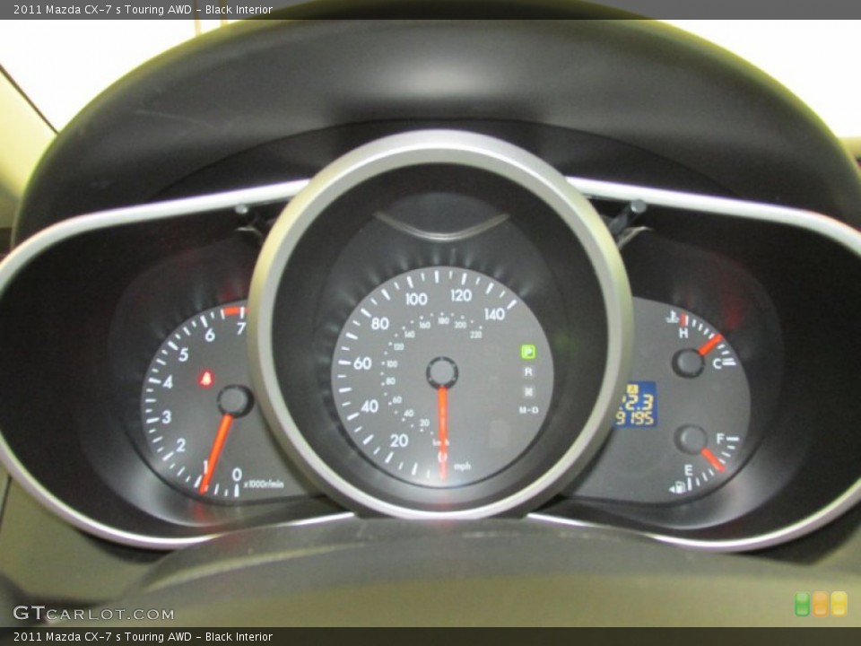 Black Interior Gauges for the 2011 Mazda CX-7 s Touring AWD #81021299