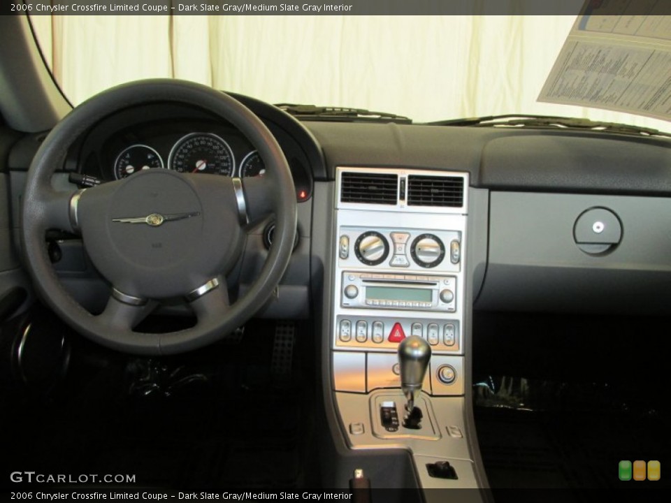Dark Slate Gray/Medium Slate Gray Interior Dashboard for the 2006 Chrysler Crossfire Limited Coupe #81021833